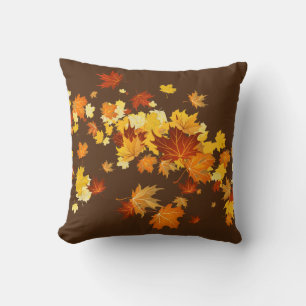Coussin des feuilles automnales