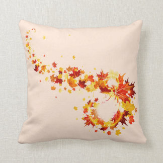 Coussin des feuilles d'automne