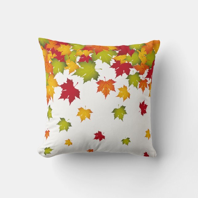 Coussin des feuilles d'automne d'automne (Recto)