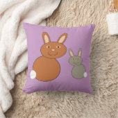 Coussin des lapins de la Fête des mères (Couverture)