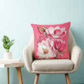 Coussin des Magnolias roses (Chaise)