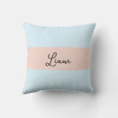 Coussin Des mignongres dans la scène océanique rose, (Verso)