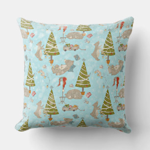 Coussin Des ours et Noël - Motif pour enfants