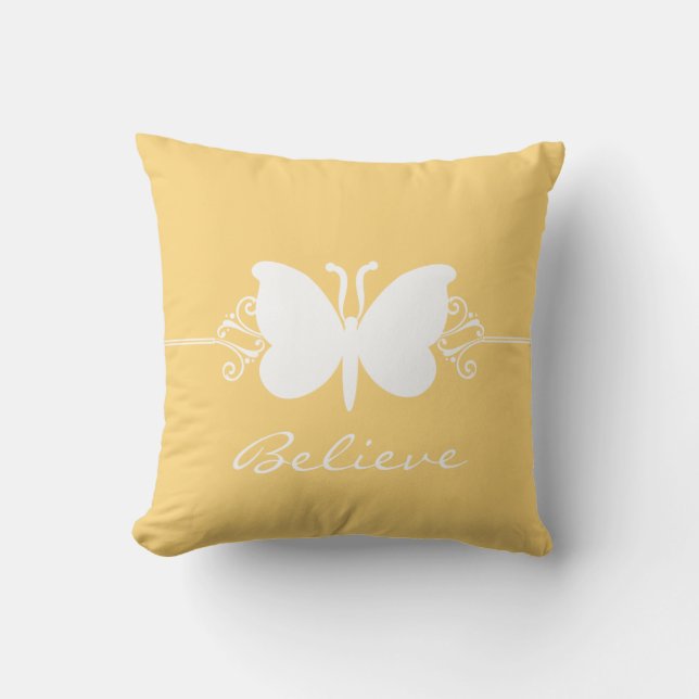 Coussin des permules de papillon jaune (Recto)