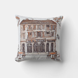 Coussin des platens, place Paoli,  L'Île Rousse, Corse
