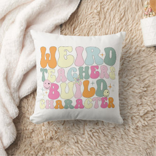 Coussin Des professeurs bizarres construisent des personna