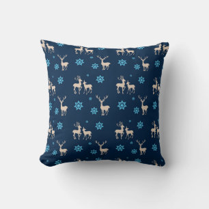 Coussin des rennes de fête