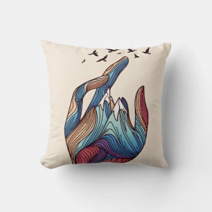 Coussin Des rêves de montagne dans vos mains