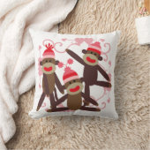 Coussin des singes de la fille Sock (Couverture)