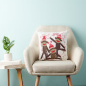 Coussin des singes de la fille Sock (Chaise)