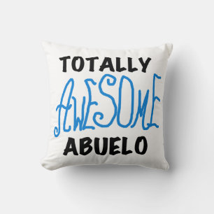Coussin Des tee-shirts et des cadeaux Abuelo absolument gé