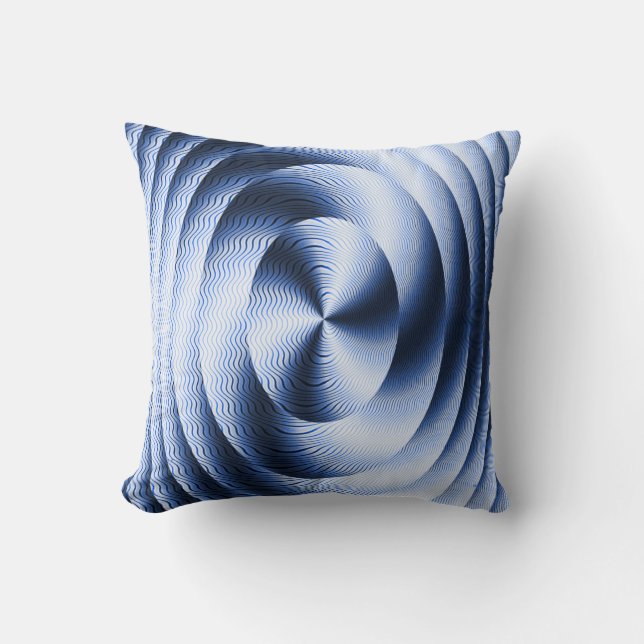 Coussin Des vagues montantes... (Recto)