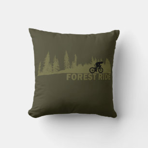 Coussin Descente VTT en forêt Vélo de montagne