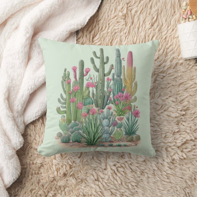 Coussin Désert de Cactus (Couverture)