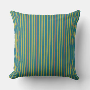 Coussin Désert de la mer et rayures d'argile