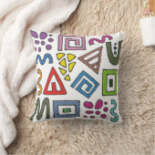 Coussin Design abstrait motif géométrique moderne (Couverture)