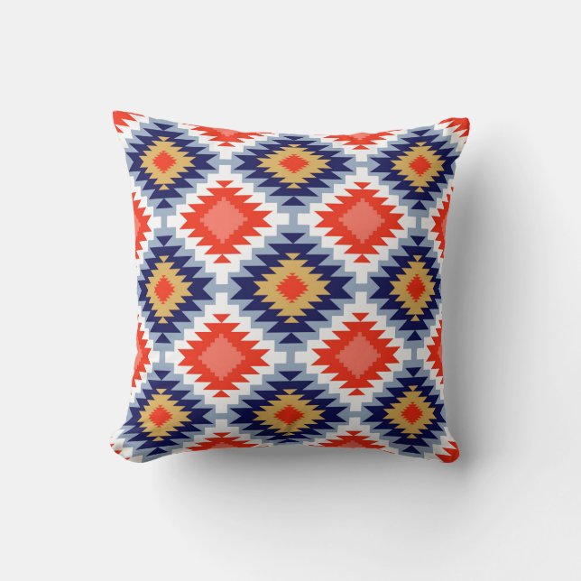 Coussin Design Aztec n°9 à Jessica Suzzette (Recto)