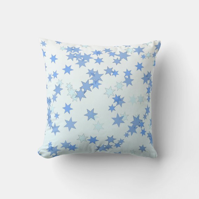 Coussin Design Blue Stars (Recto)