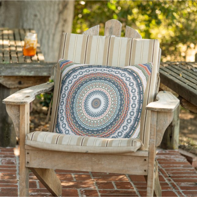 Coussin Design Boho Mandala simple (Chaise)