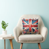 Coussin design britannique en gras (Chaise)