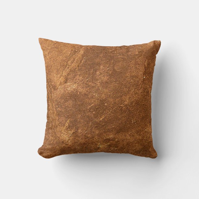 Coussin Design Brown Sandstone (Recto)