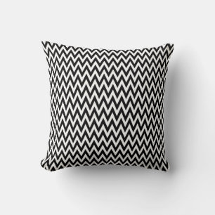 Coussin Design Chevron Black Elegant