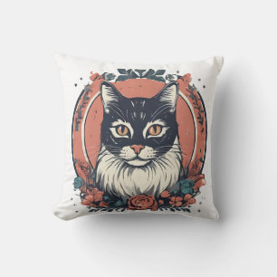 Coussin design d'art amoureux des chats mignon acheter mai
