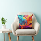 Coussin Design d'art coloré Abstrait (Chaise)
