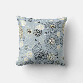 Coussin Design d'automne floral