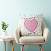 Coussin Design de cœur élégant pour la Saint-Valentin (Chaise)