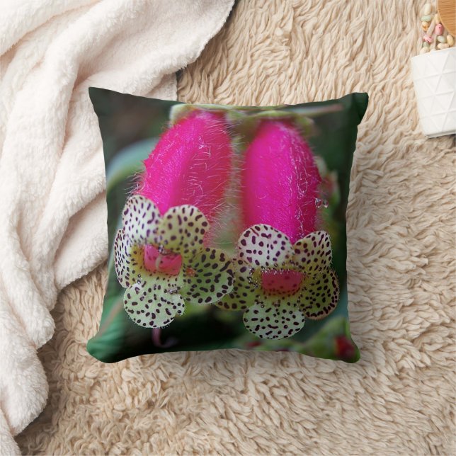 Coussin Design de fleurs léopard (Couverture)