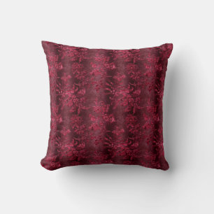 Coussin Design de la série Velvet Bourgogne 3
