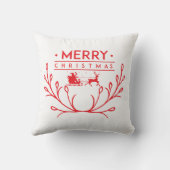 Coussin Design de Noël avec rennes (Verso)