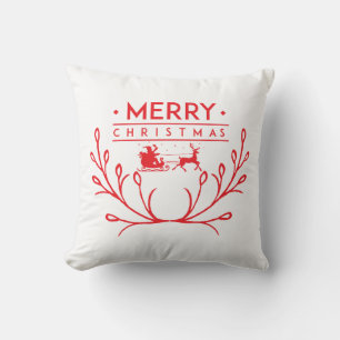 Coussin Design de Noël avec rennes
