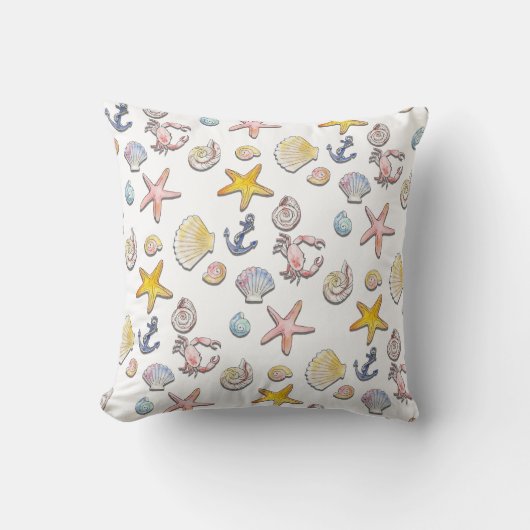 Coussin Design de plage simple et agréable (Recto)