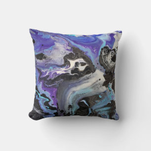 Coussin Design de squelette Abstrait pour Halloween ou à t