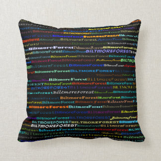 Coussin Design de texte de forêt Biltmore I Jetez l'oreill