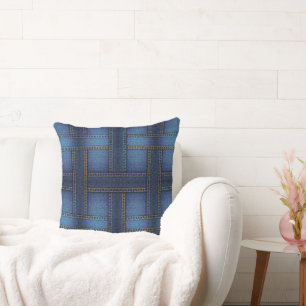 Coussin Design Denim