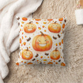 Coussin Design d'illustration citrouille d'Halloween (Couverture)