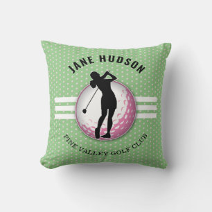 Coussin Design élégant de Golfeur pour femmes