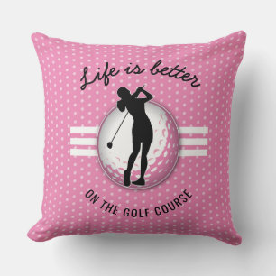 Coussin Design élégant de Golfeur pour femmes