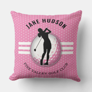 Coussin Design élégant de Golfeur pour femmes