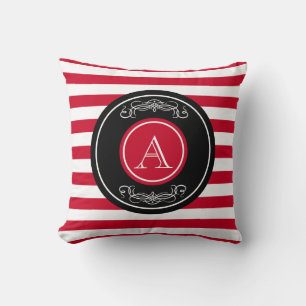 Coussin Design élégant de monogramme