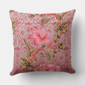 Coussin Design élégant en tissu avec un p floral complexe (Verso)