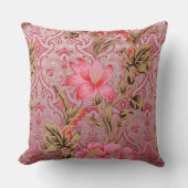 Coussin Design élégant en tissu avec un p floral complexe (Recto)