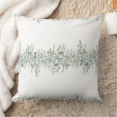 Coussin Design Feuille vert élégant (Couverture)