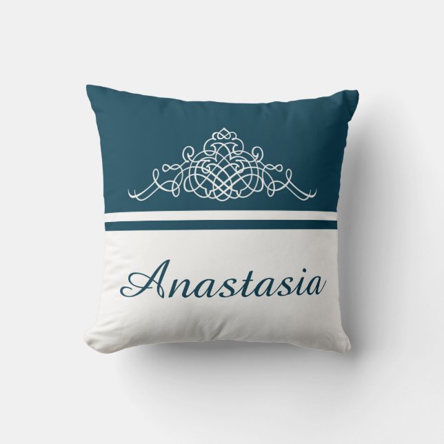 Coussin Design floral élégant (Recto)