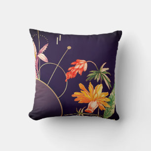 Coussin Design floral riche et élégant Contexte Abstrait