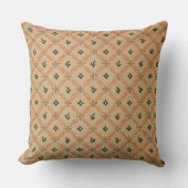 Coussin Design géométrique beige (Recto)