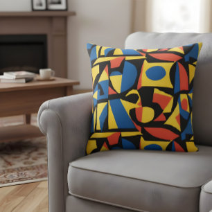 Coussin Design géométrique inspiré des tournesols de Picas